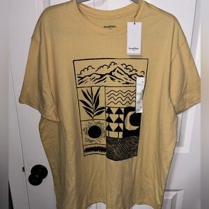 Goodfellow & Co Men's Short Sleeve Graphic Tee - Yellow